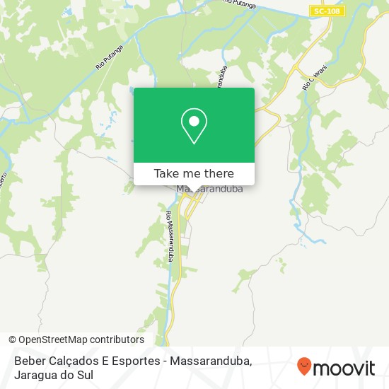 Mapa Beber Calçados E Esportes - Massaranduba