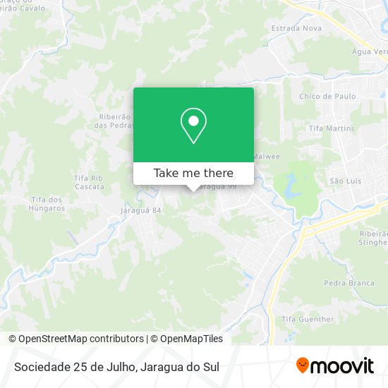 Sociedade 25 de Julho map