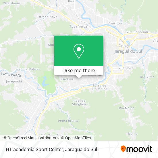 HT academia Sport Center map