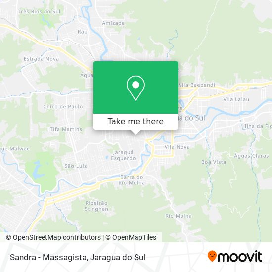 Mapa Sandra - Massagista
