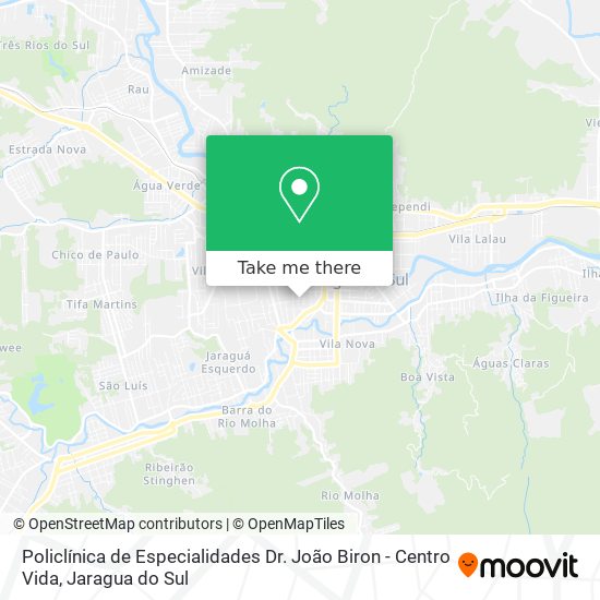 Policlínica de Especialidades Dr. João Biron - Centro Vida map