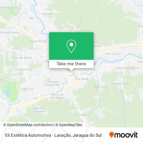Eli Estética Automotiva - Lavação map