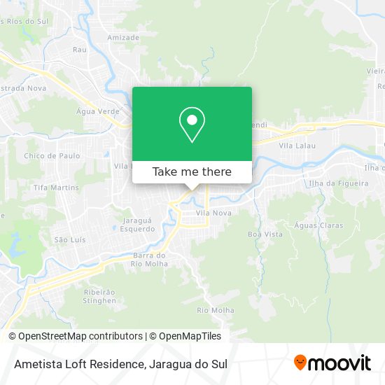 Ametista Loft Residence map