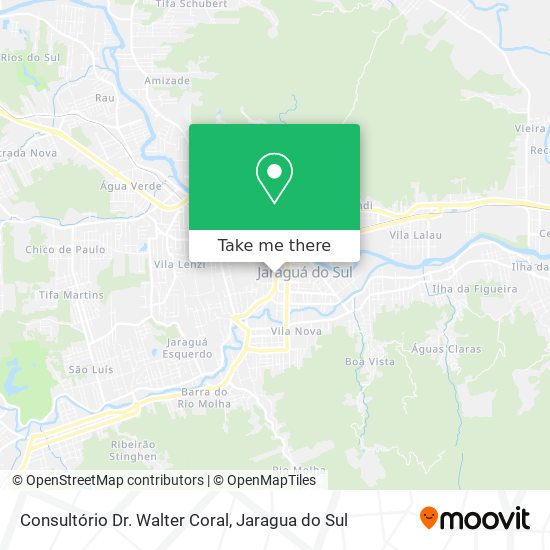 Consultório Dr. Walter Coral map