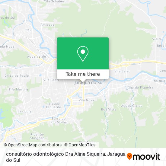 consultório odontológico Dra Aline Siqueira map