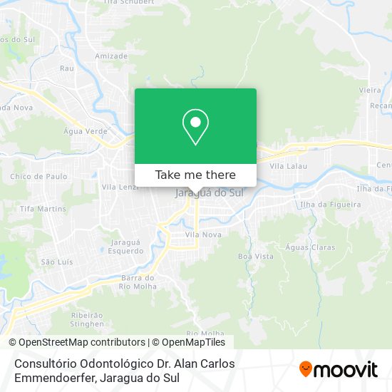 Mapa Consultório Odontológico Dr. Alan Carlos Emmendoerfer