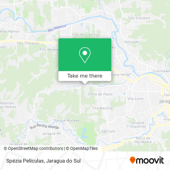 Spézia Películas map