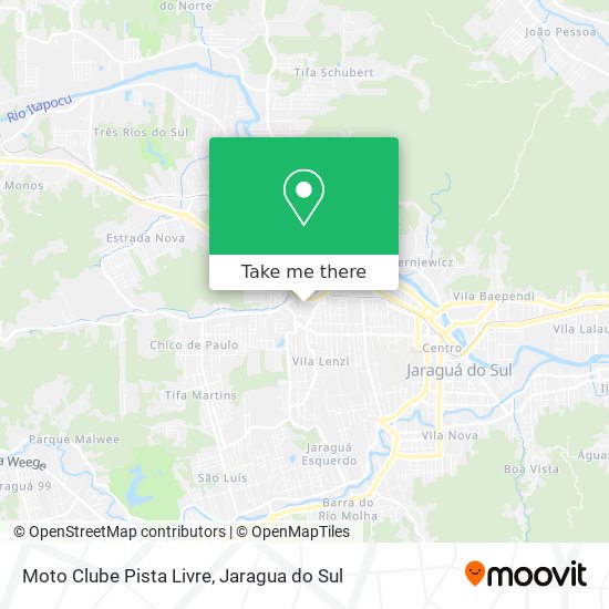 Mapa Moto Clube Pista Livre