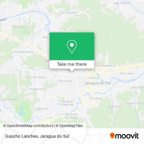 Gaúcho Lanches map