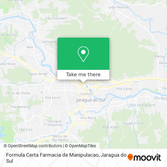 Formula Certa Farmacia de Manipulacao map