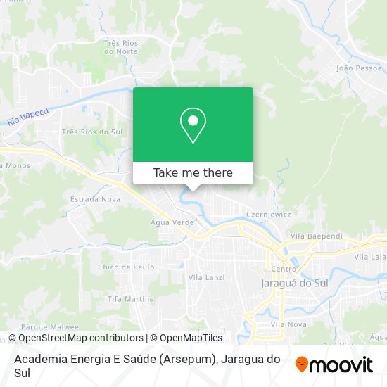 Academia Energia E Saúde (Arsepum) map