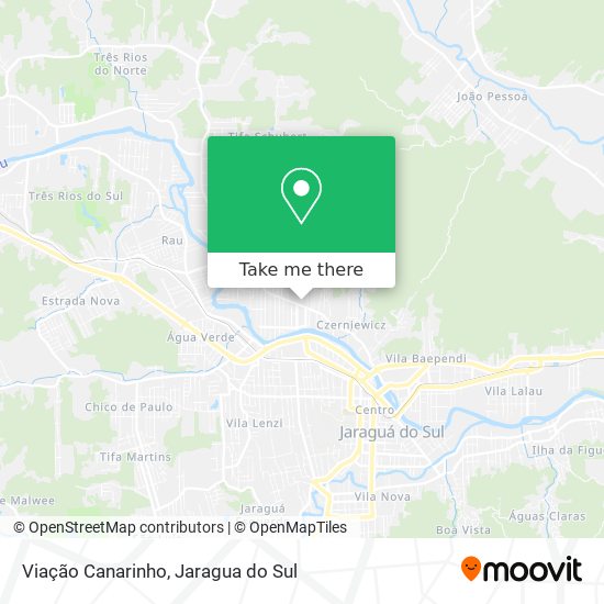 Viação Canarinho map