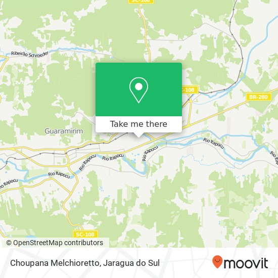 Choupana Melchioretto map