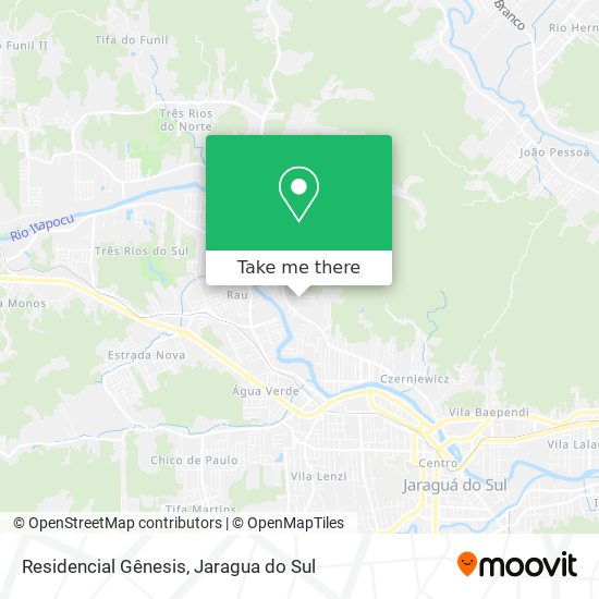 Residencial Gênesis map