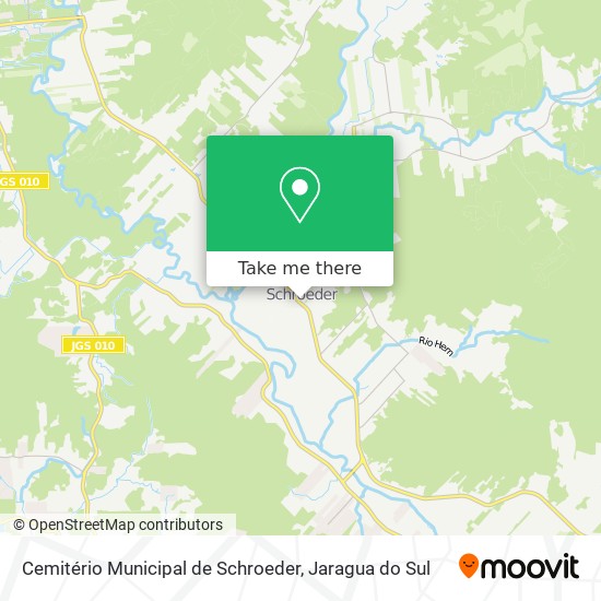 Cemitério Municipal de Schroeder map