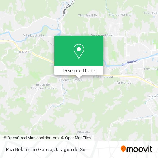 Mapa Rua Belarmino Garcia