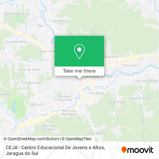 CEJA - Centro Educacional De Jovens e Altos map
