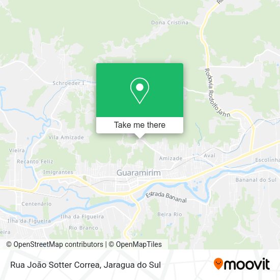 Rua João Sotter Correa map
