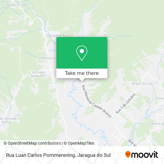 Rua Luan Carlos Pommerening map