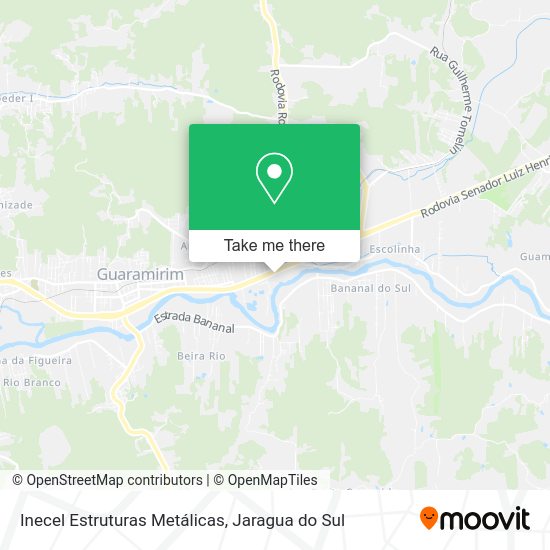 Inecel Estruturas Metálicas map