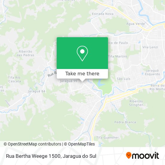 Rua Bertha Weege 1500 map