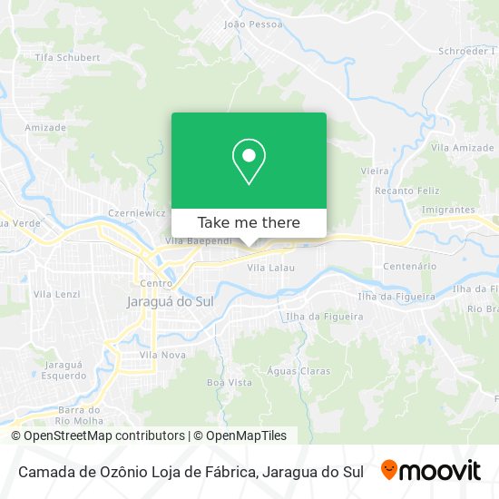 Camada de Ozônio Loja de Fábrica map