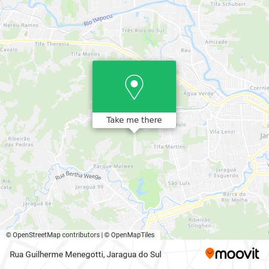Mapa Rua Guilherme Menegotti