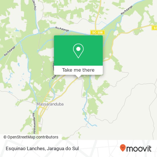 Esquinao Lanches map