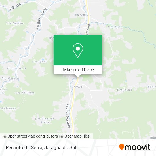 Mapa Recanto da Serra