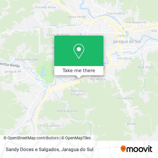 Sandy Doces e Salgados map