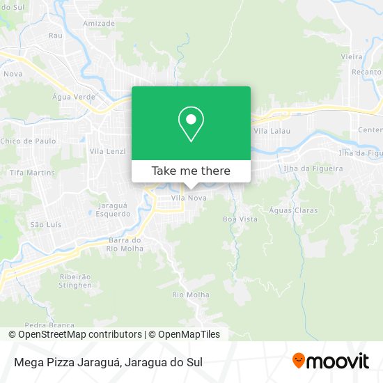 Mega Pizza Jaraguá map