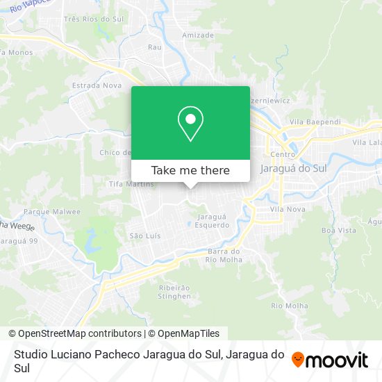 Studio Luciano Pacheco Jaragua do Sul map