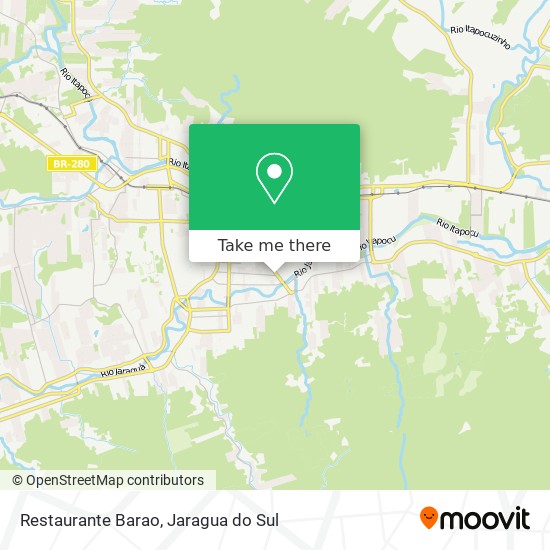 Mapa Restaurante Barao