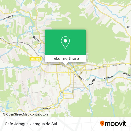 Cafe Jaragua map