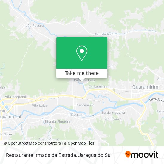 Mapa Restaurante Irmaos da Estrada
