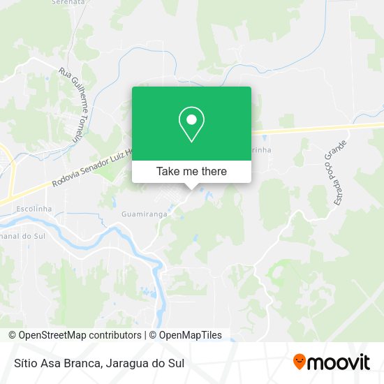 Sítio Asa Branca map