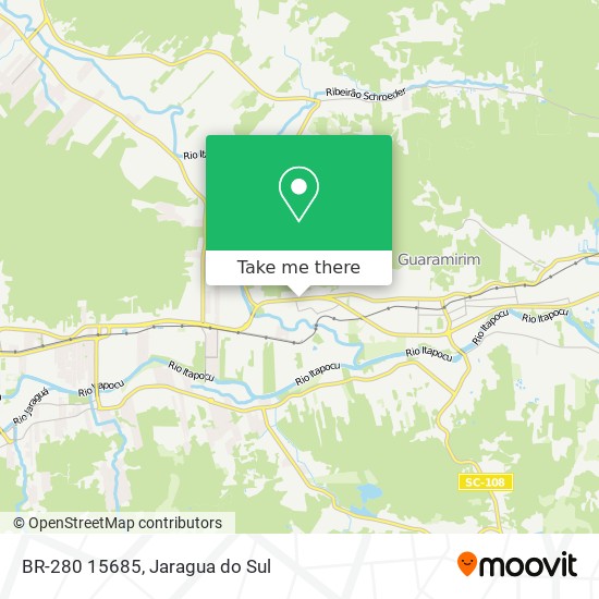 Mapa BR-280 15685