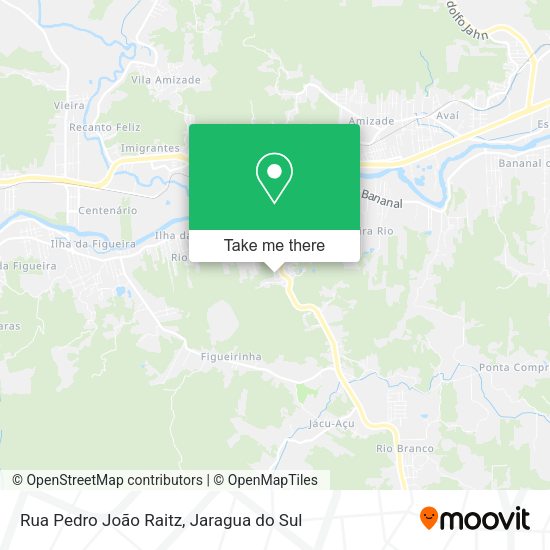 Rua Pedro João Raitz map