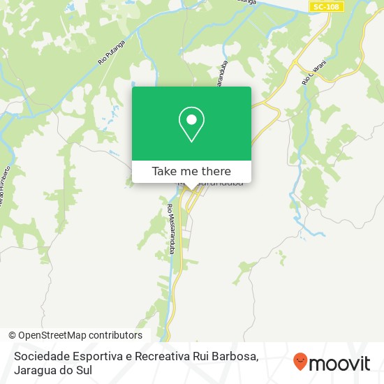 Mapa Sociedade Esportiva e Recreativa Rui Barbosa