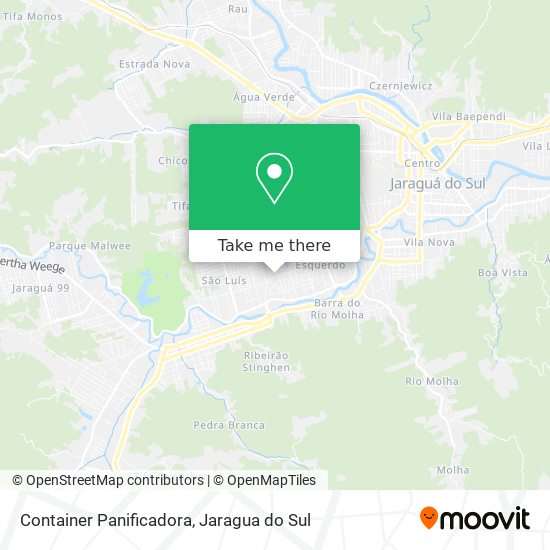 Container Panificadora map