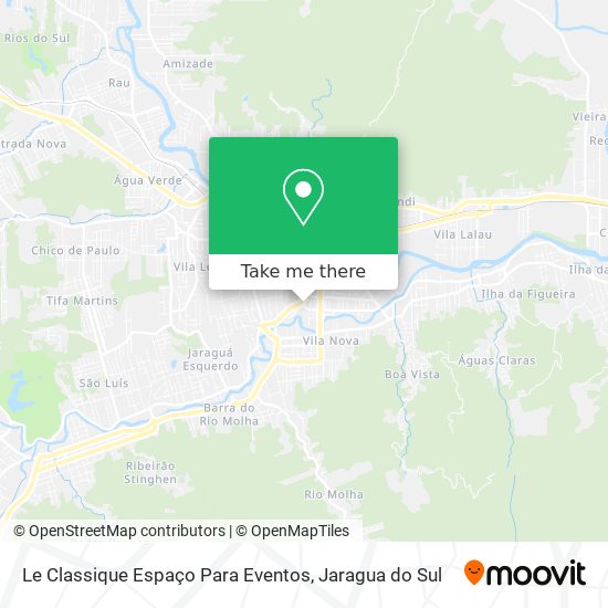 Mapa Le Classique Espaço Para Eventos