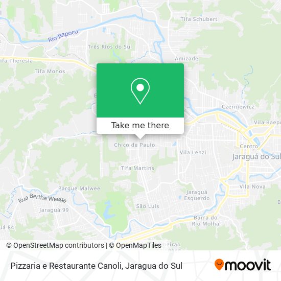Pizzaria e Restaurante Canoli map