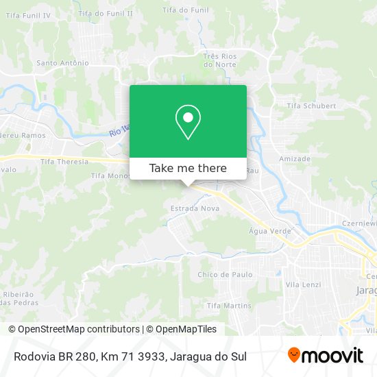 Rodovia BR 280, Km 71 3933 map