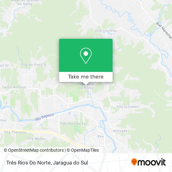 Mapa Três Rios Do Norte