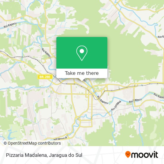 Pizzaria Madalena map