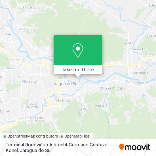 Terminal Rodoviário Albrecht Germano Gustavo Konel map