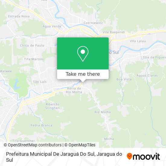 Prefeitura Municipal De Jaraguá Do Sul map