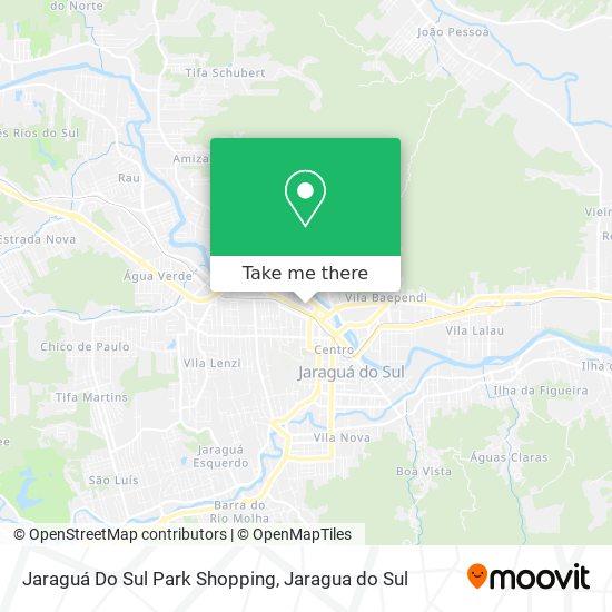 Jaraguá Do Sul Park Shopping map