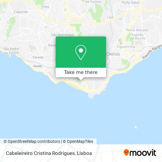 Cabeleireiro Cristina Rodrigues mapa