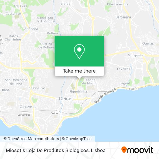 Miosotis Loja De Produtos Biológicos map